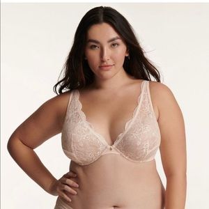 ThirdLove  24/7 Lace Contour Plunge Bra size 40E
